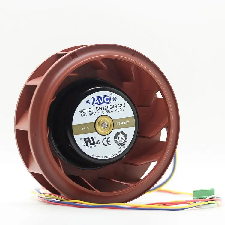 NEW AVC BN12054B48U P001 48V 0.66A Centrifugal 4lines cooling fan