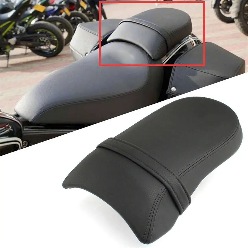 

Motorcycle Rear Seat Passenger Leather Cushion Pillion Pad Solo Seat Cushioning Saddle Backseat For BMW R18 2020 2021 2022