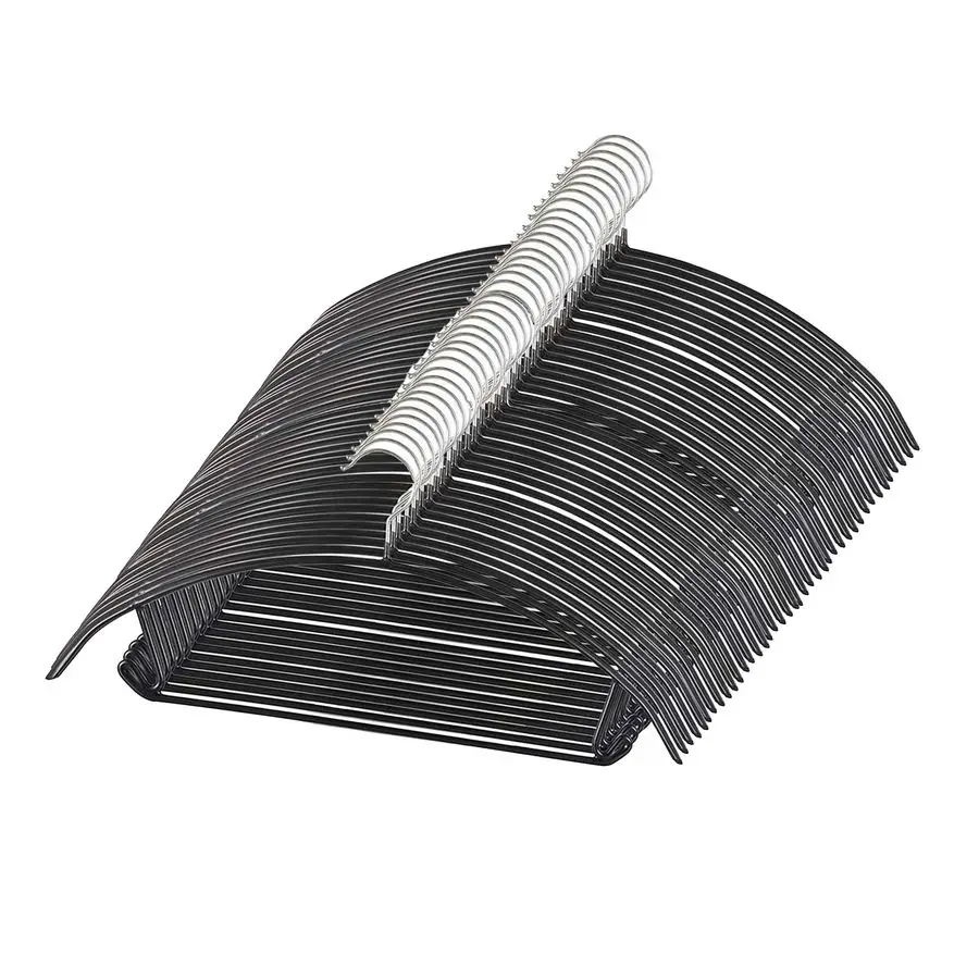 

Металлические вешалки с ПВХ-покрытием, 40 шт., сверхпрочные, нескользящие, вешалки для костюма, футболки, золотые крючки, компактная одежда H