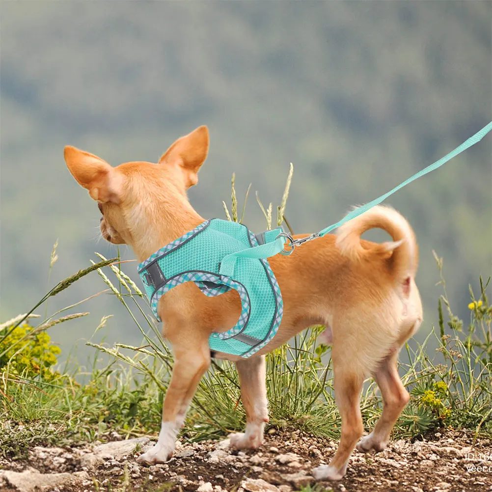 

1 set 1 Set Dog Harness For Small Large Dogs Adjustable Wear-Resistant Pet Vest Portable Puppy Harness Outdoor Walking S