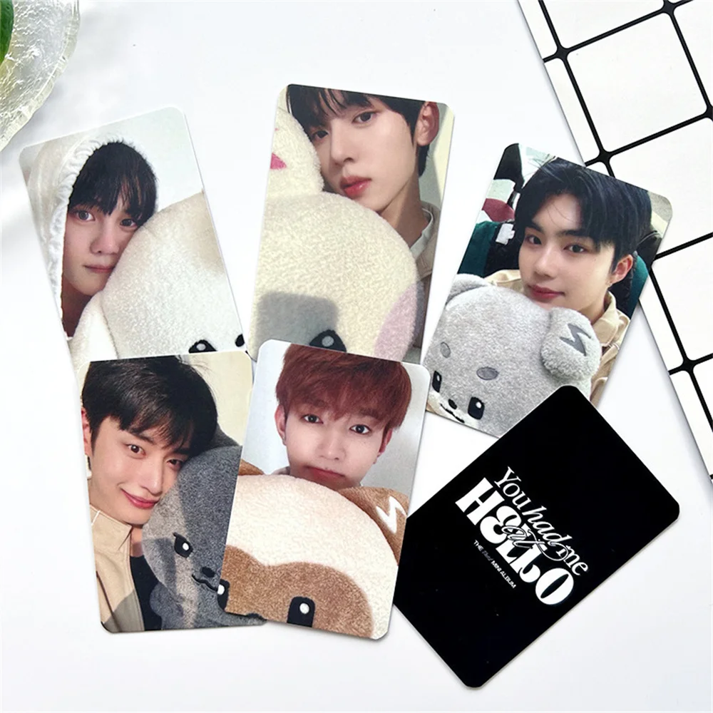 Kpop ZB1 Photocard, Double Sides impressão, cartão especial revestido, estilo coreano, fãs coleção cartão postal, Zerobasee, 9pcs, conjunto