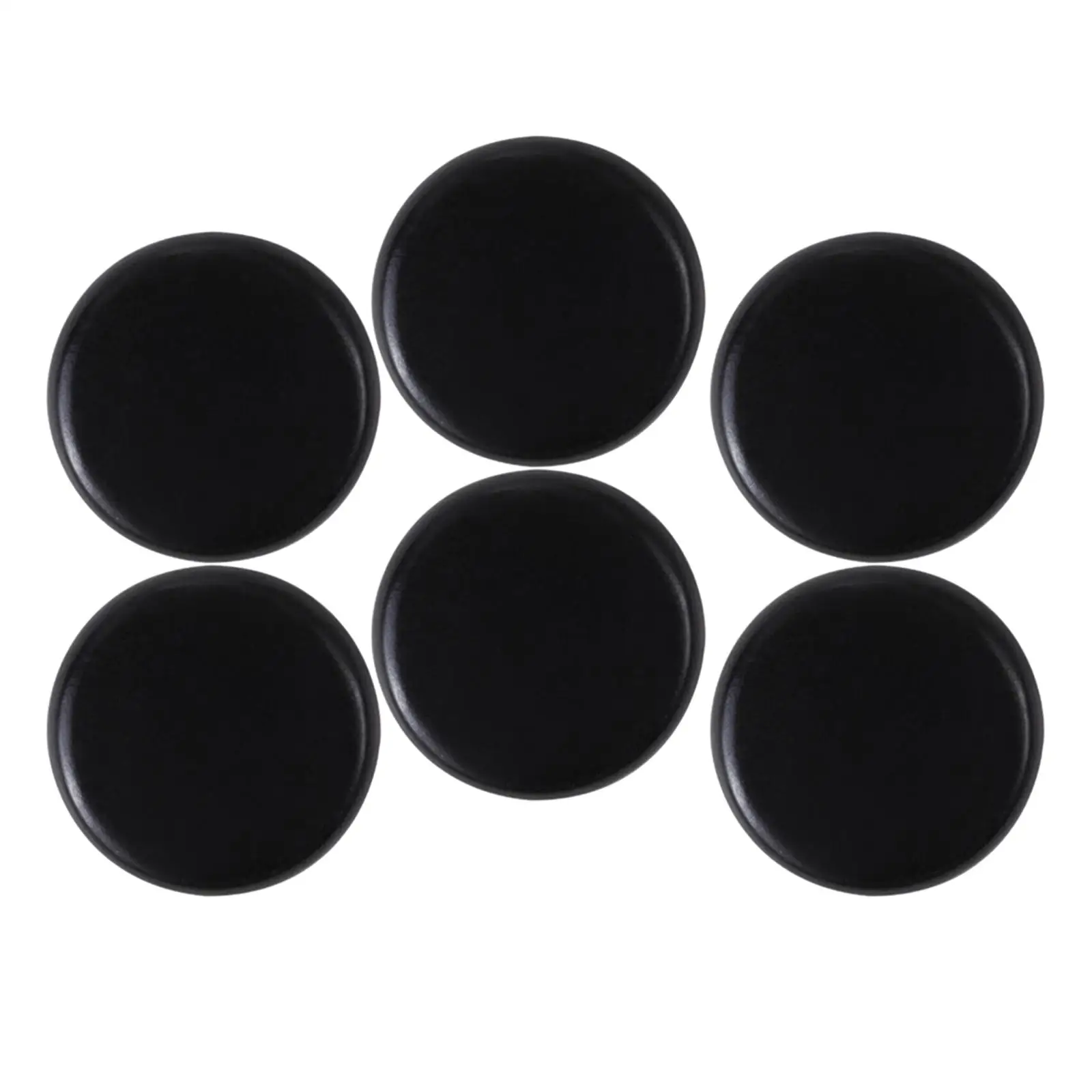 6 Pcs Massage Hot Stones，Hot Stone Massage Kit Basalt Hot Rocks for Spa,