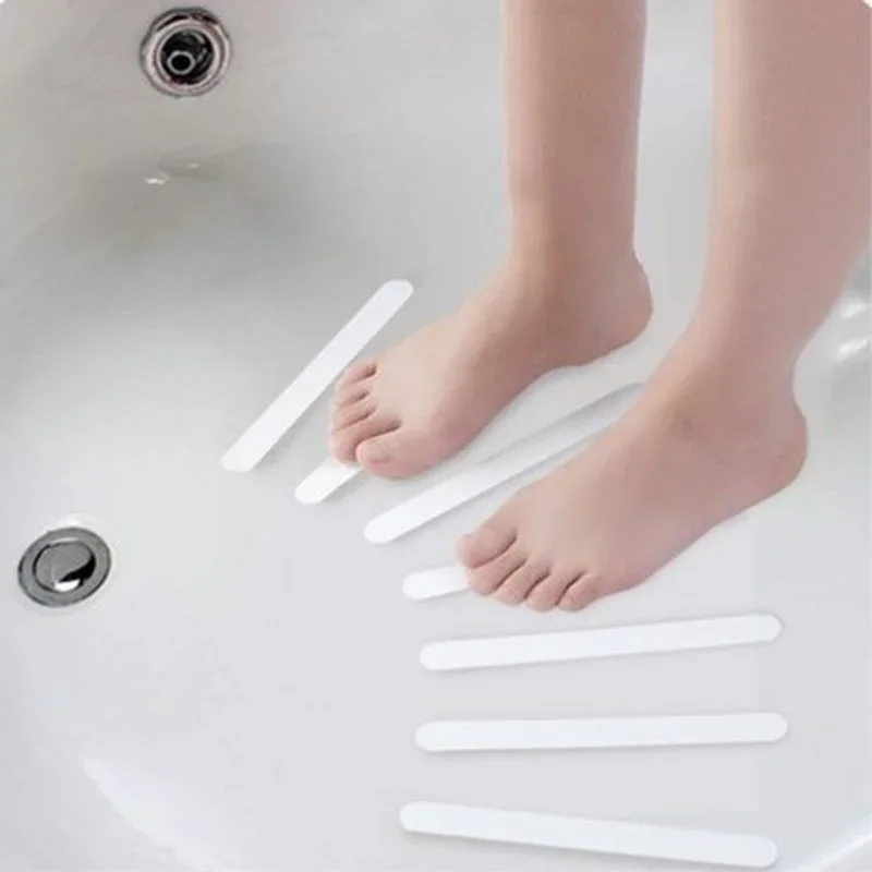 5Pcs/Set Anti Slip Bath Mat Grip Stickers Non Slip Shower Strips Flooring Safety Tape Mat Pad Bathroom Carpet