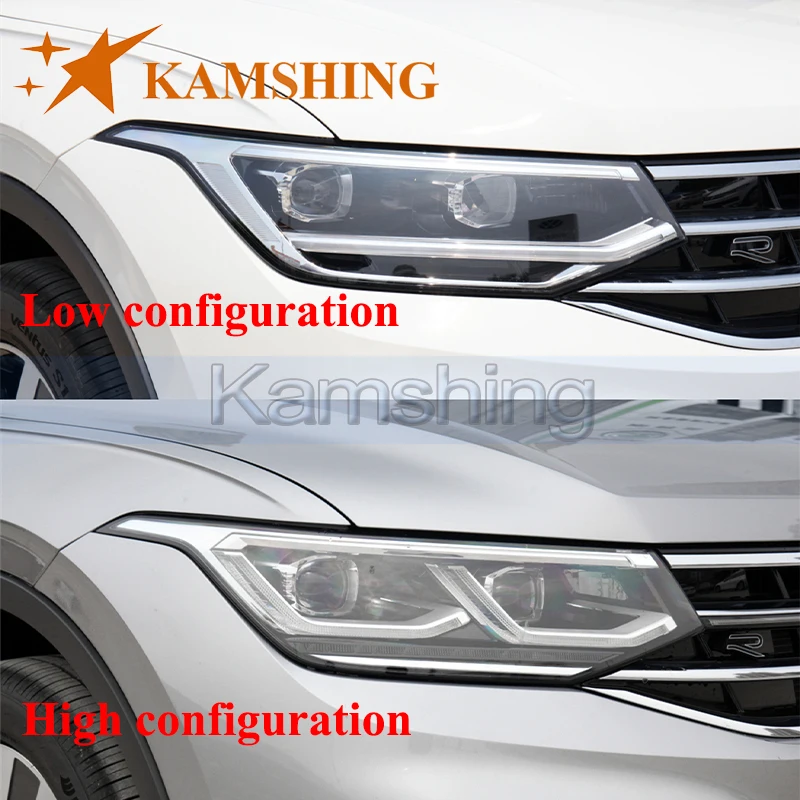 CAPQX Front Headlight Base Cover For Volkswagen Tiguan L 2022-2023 Head Light Back Lid Head Lamp Back House Headlamp Rear Shell
