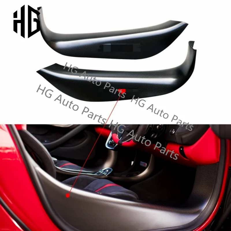 

Replacement Parts GT Style Car Interior Trim Door Sill Side Pedal Cover For Mclaren GT 540C 570S 600LT Door Panel