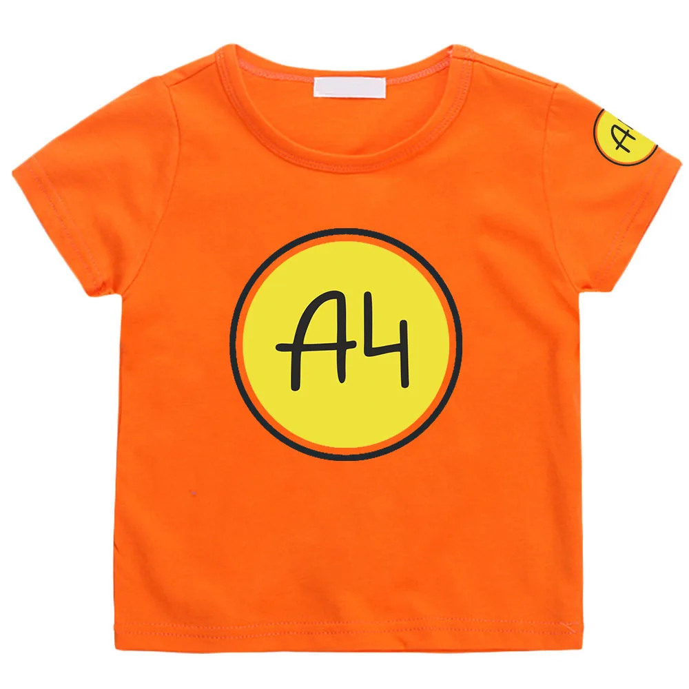 

100% Cotton Мерч А4 T Shirts Children's Merch A4 Lamba Print Casual Family Clothing Set Boy's & Girl's Fashion Tops Women Shirt