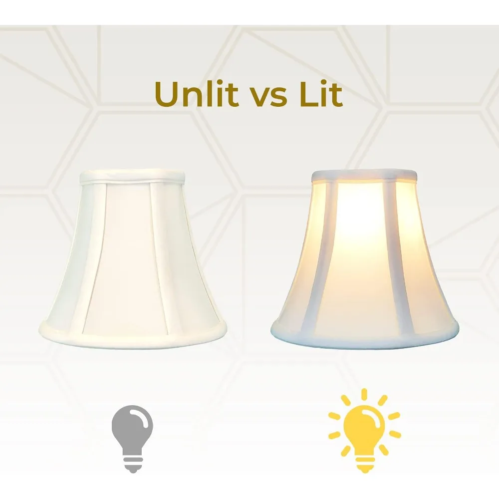 غطاء مصباح True Bell الأساسي مع UNO Fitter، 4x8x6.5، قشر البيض، عبوتان، ملحقات الإضاءة بأسعار معقولة