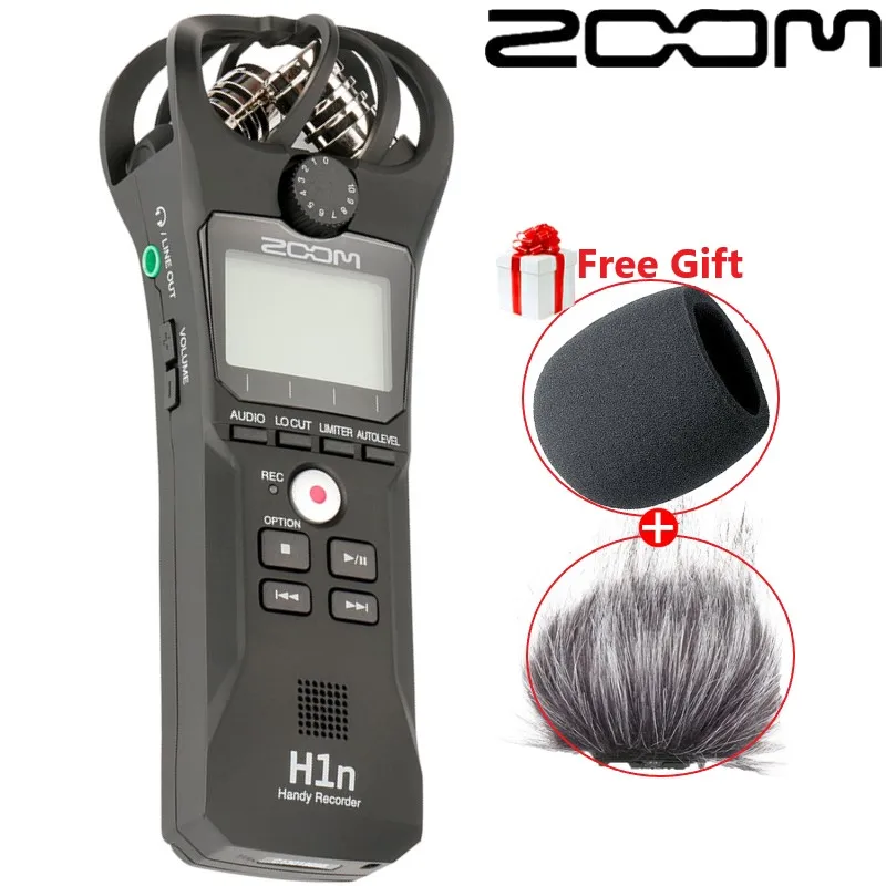 ZOOM H1N Handy Recorder Digital Camera Audio Recorder for Interview SLR Recording Microphone Pen with gifts