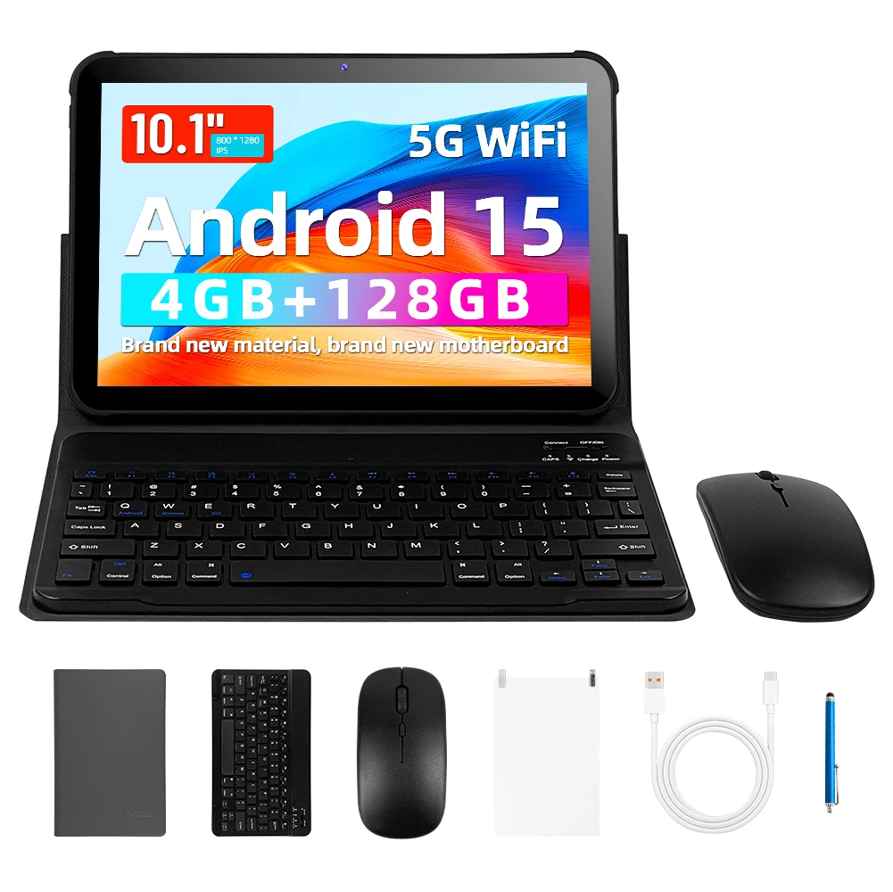 

Новый 10,1-дюймовый планшет Nodizz Npad99 Pro Android 15, четырехъядерный процессор, 4 ГБ ОЗУ + хранилище 128 ГБ, Wi-Fi 5G, двойная камера 1280*800