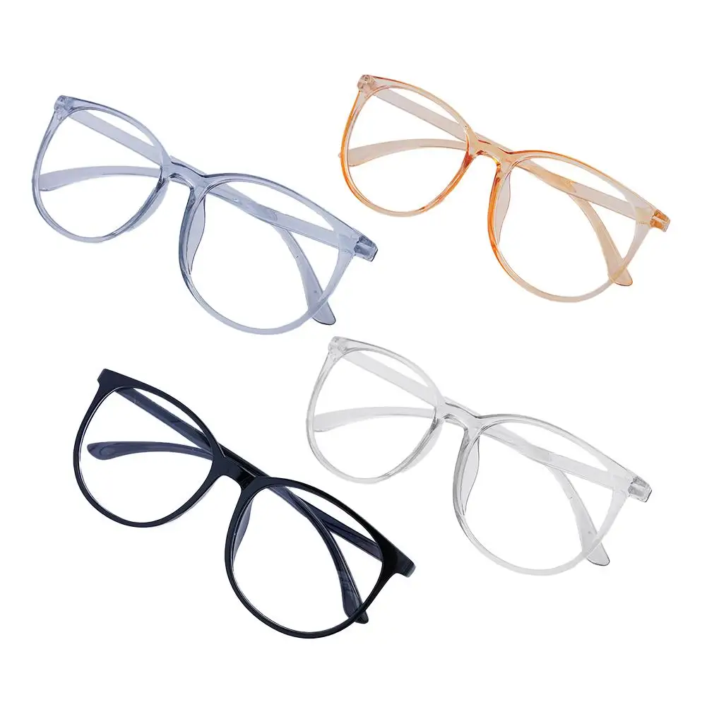 إطار نظارات كمبيوتر شفاف للنساء والرجال مضاد للضوء الأزرق نظارات دائرية نظارات تعتيم عدسات النظارات البصرية #3