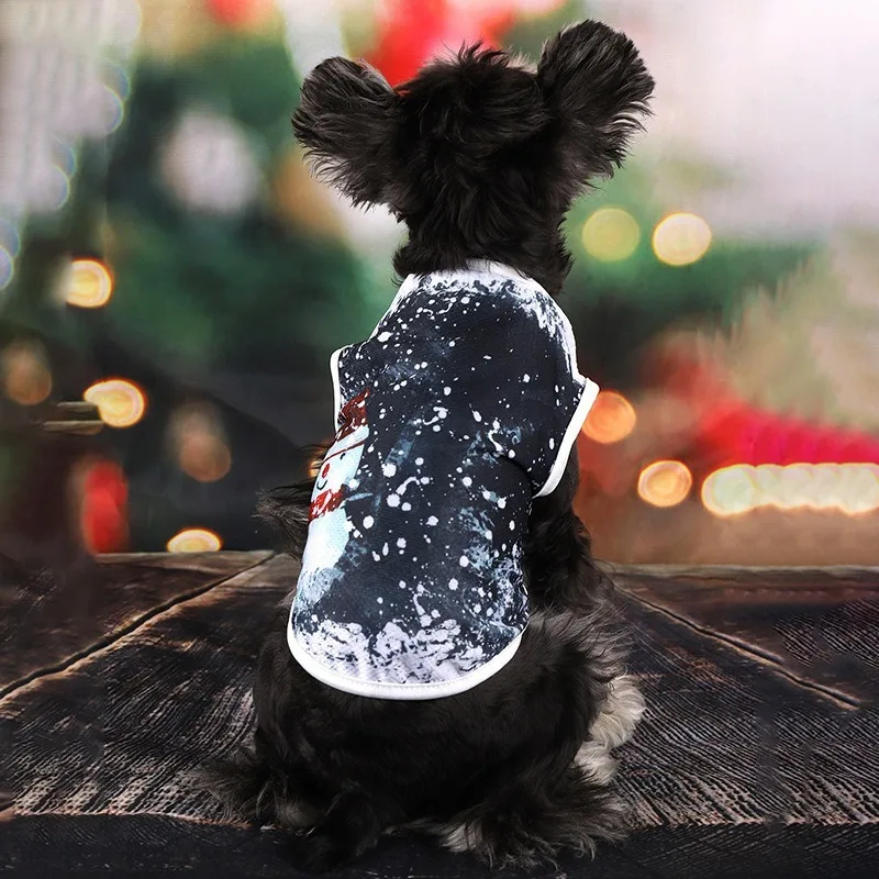 Breathable Christmas Pet Clothing Dog Clothing Dog Vest Golden Hair Dog Corgi General Small Dog Clothing