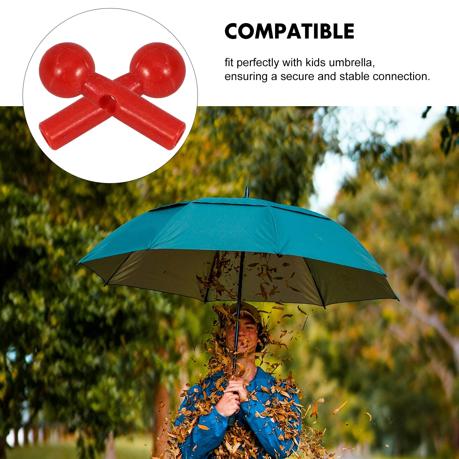 

10Pcs Sturdy Plastic Umbrella Tail Beads Replacement Repair Accessories Foldable Umbrella Small Tail Beads