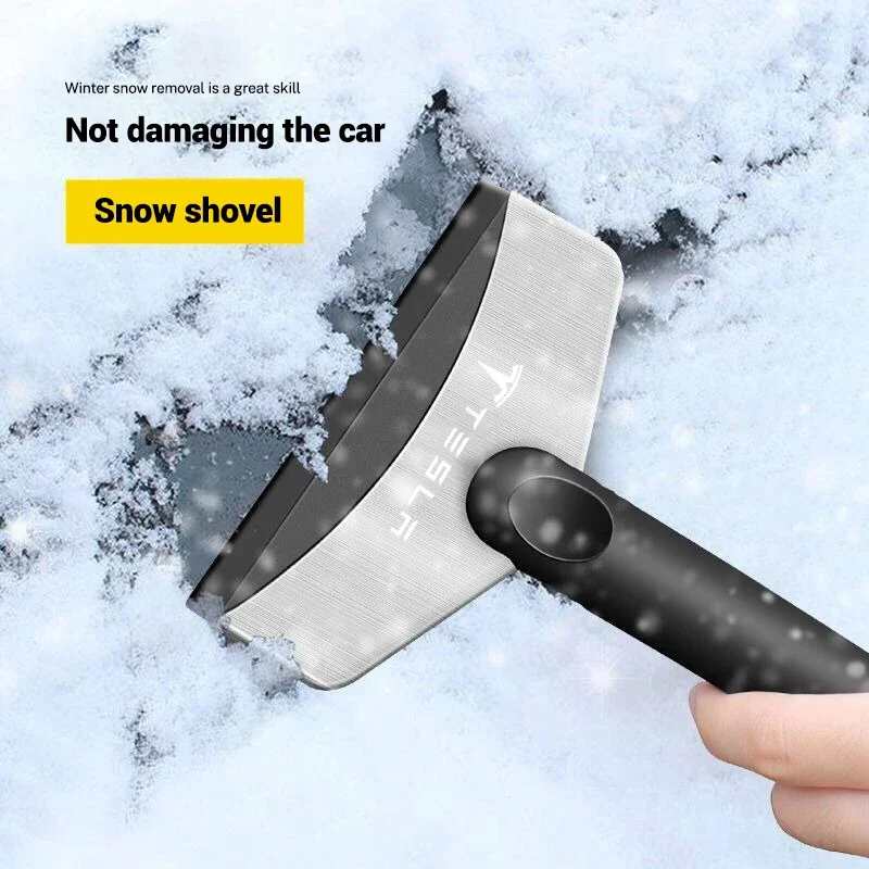 Car Snow Shovel Ice Shovel Window Cleaning Tool For Tesla Model 3 Y S X Roadster Juguete Coil Bonina Car Windshield Snow Scraper