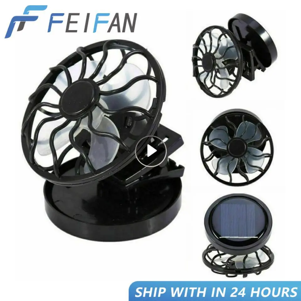 Portable Summer Cooling Fan Clip-on-Cycling Hat Mini Clip Solar Power Cooler The Best Choice Sun Energy Panel Cell Cooling Fan