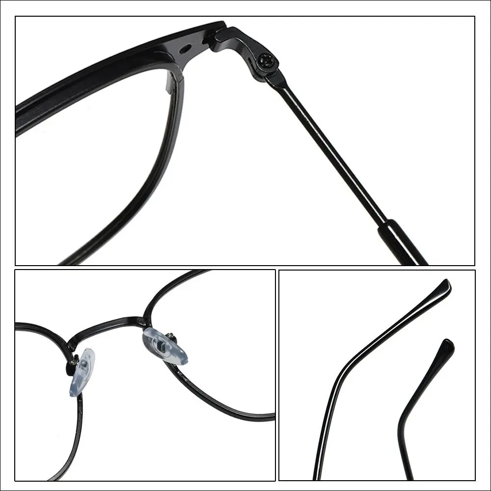 High Qulity Classic Semi Rimless Anti Blue Light Blocking Glasses Men Square Ray Filter Eyeglasses Frames Computer Women Goggles