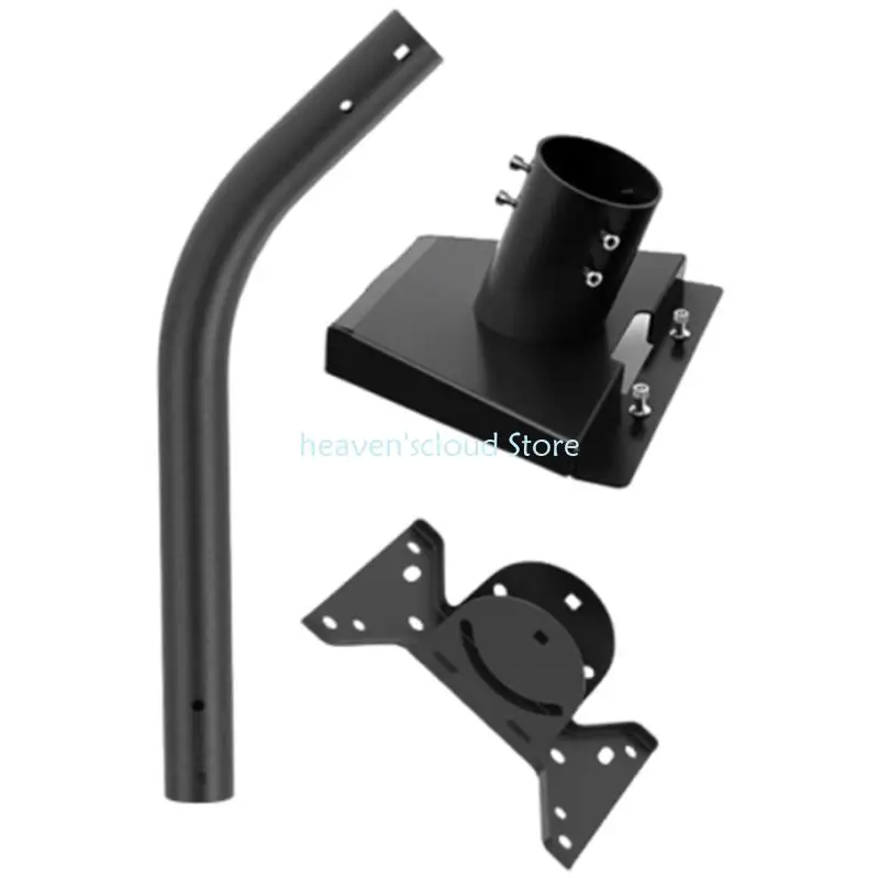 Y88B 360 Degree Rotatable Metal Pipe Adapter Support For Secure Antennas Positioning