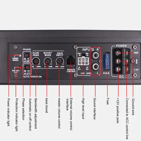 स्लिम अंडरसीट पावर्ड कार सबवूफर 10 इंच 800W LED एटमॉस्फियर लाइट के साथ बेहतरीन हीट डिसिपेशन परफॉर्मेंस कार सबवूफर 10 best sales कार वूफर - №3