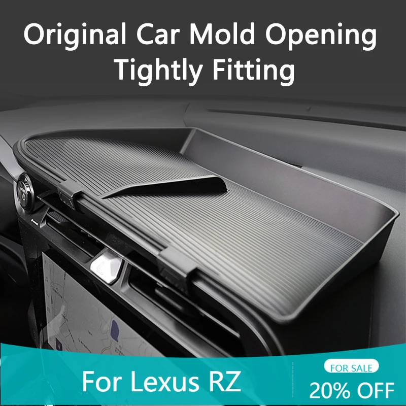 

Для Lexus RZ 2023-2025 аксессуары TAJIAN автомобильный ABS лоток для хранения приборной панели центральный экран управления задний ящик для хранения органайзер Tidy