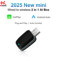 2025 NEW 2 In 1 Wireless Carplay AI Box Android Auto Plug And Play Applicable To Convert Original Car Wired Carplay To Wireless