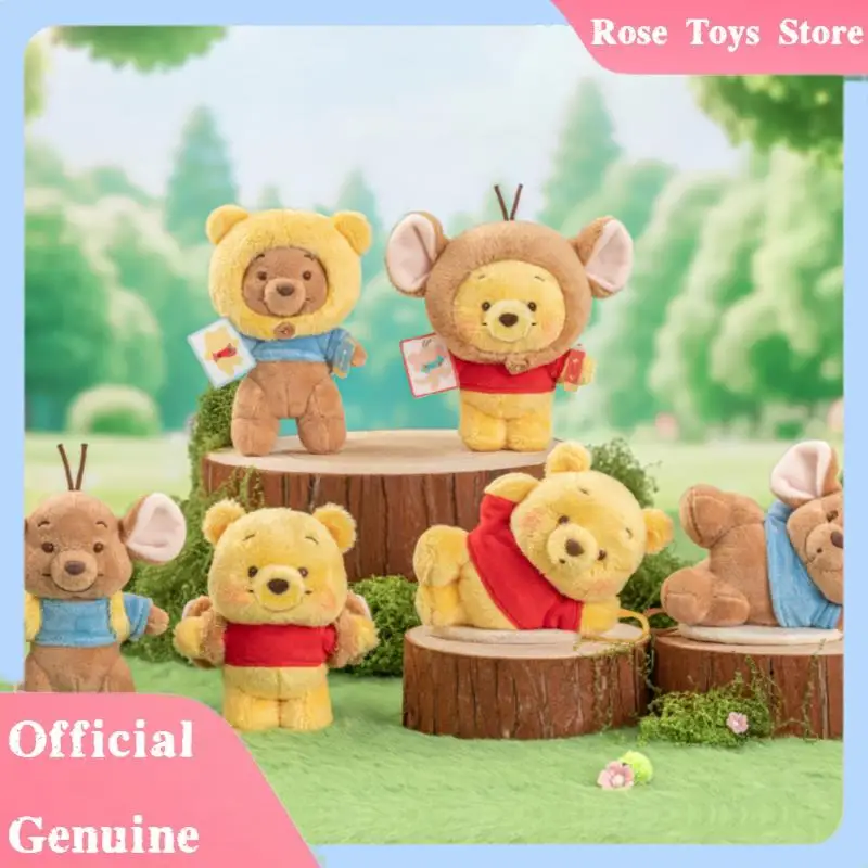

Genuine Winnie The Pooh And Roo Forever Friends Series Blind Box Lovely Plush Bag Pendants Cute Pooh Mystery Box As Trendy Gifts