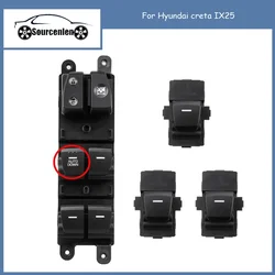 With Backlight for Hyundai Creta IX25 Window Switch Assembly View Switch DOOR Glass Control Buttons Power Window Switch