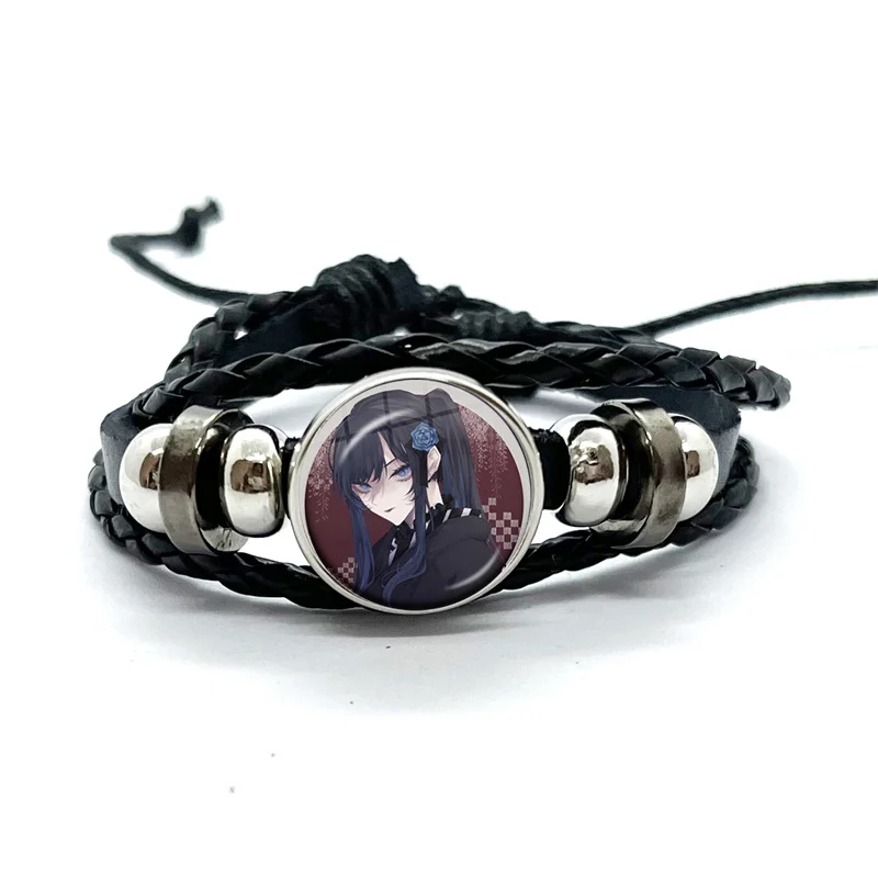 Ado Kyogen X Uta  I Love Ado Glass Bracelets Art Multilayer Braided Bracelets Bangles Handmade Jewelry Gifts