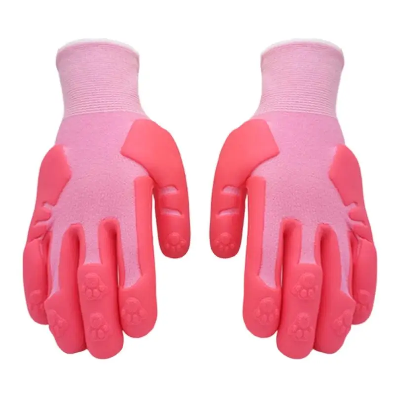 652F قفازات واقية للأطفال بتصميم مريح لأعمال البستنة والاستكشاف #2