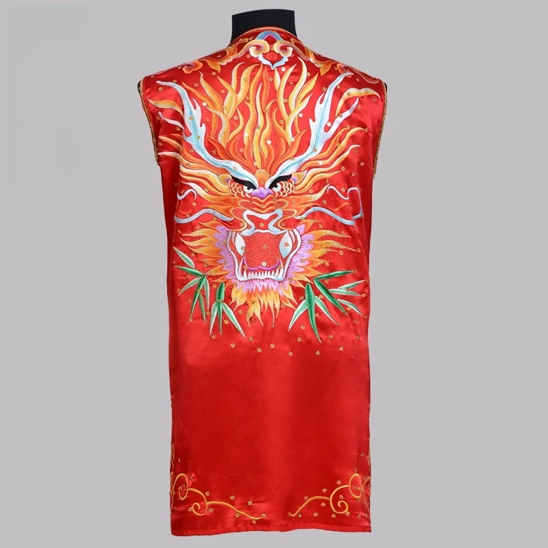 Custom Martial Arts Uniform Kung Fu Suit with Dragon Embroidery Southern Fist Long Fist Reinforced for KungFu Forms Competition