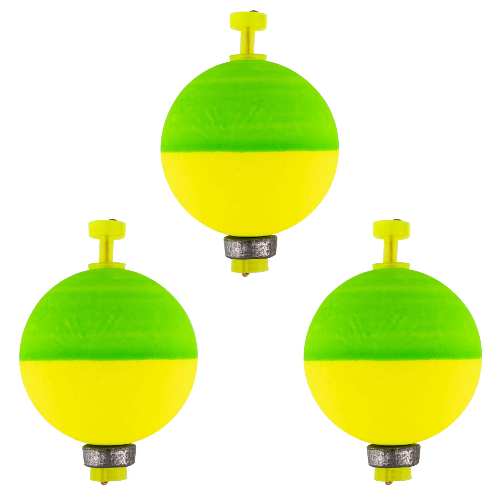 5 stücke Angeln Schaum Float Gewichtete Runde Form Boje Bobber EVA Schaum Strike Indikatoren für Bottom Rig Bass Catifsh Crappie forelle – Detail 12