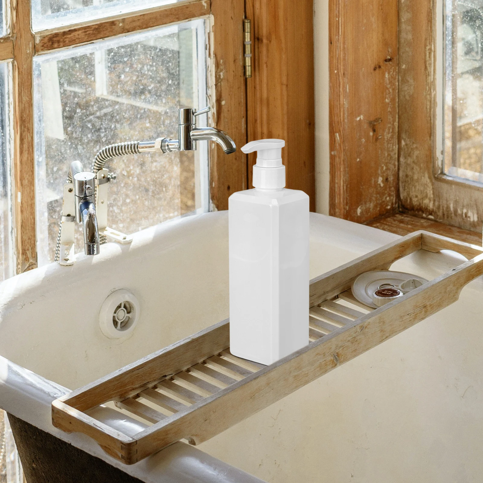 

1Pcs Shower Gel Plastic Bottle 500ml Safe Press Pump Container for Lotion Soap Shampoo Home Sink Use Liquid Storage