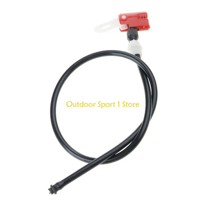 A0KA Road Bike Pump Nozzle Hose Adapter Valves Bicycles Valves Connector Double Head Pumping Parts Accessories Easy to Use view 2