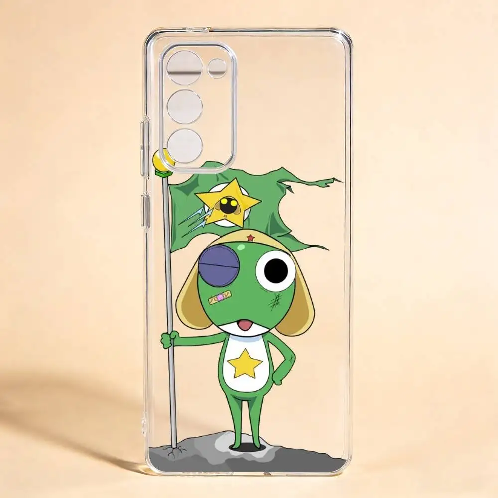 Sergeant Frog Anime  Phone Case For Samsung Galaxy S24 S25 S23 S22 S21Transparent Case Cover