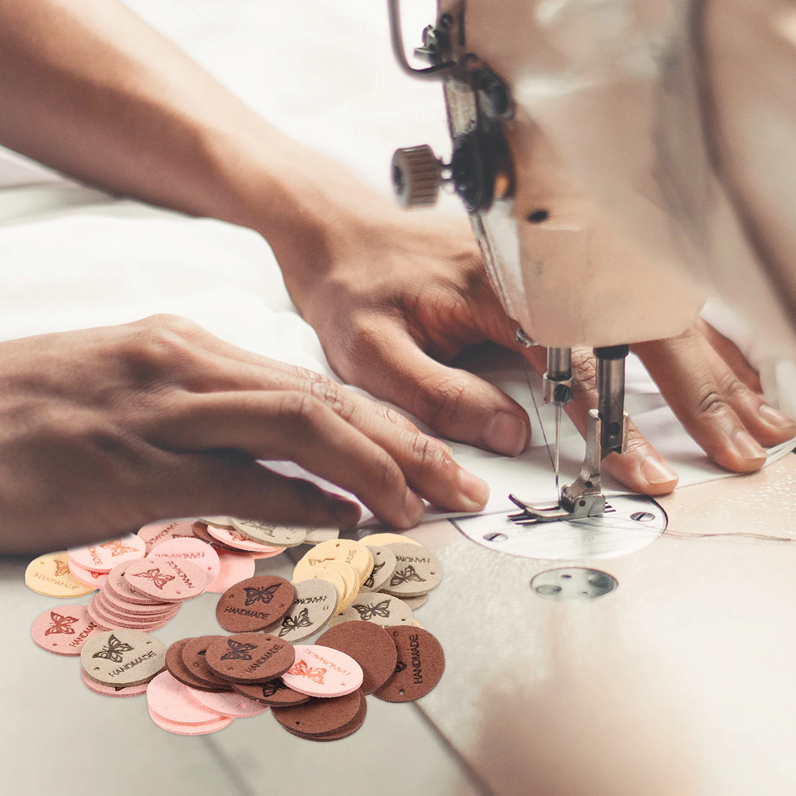 

50pcs Handmade Labels Accessories Classic Tags for Clothes Sewing Labels For Handmade Items Sewing Projects DIY Craft Supplies