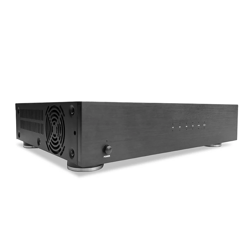 High quality Audio Home Stereo Receiver Box System Class D 12 Channel Amplifier 6 RCA subwoofer AMP