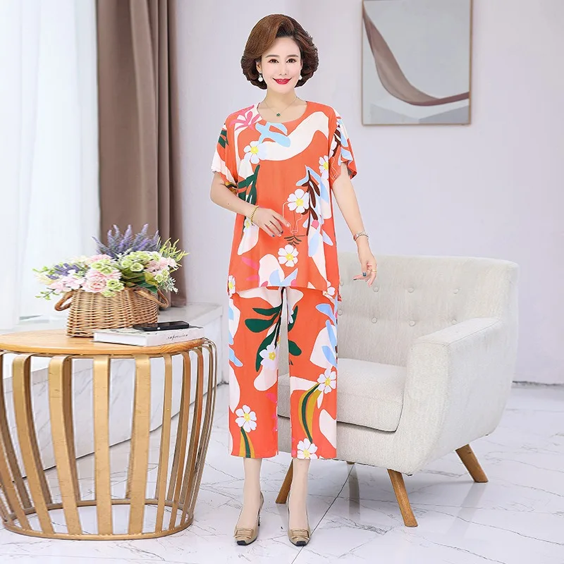 

Loose Loungewear Large Size Comfortable and Cool Suit It Can Penetrate The Air and Has Antibacterial Properties Pijamas Women