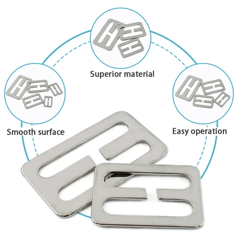 5/10Pcs Stainless Steel Buckles G Hook Ring for Bag Strap Backpack Fasteners Adjuster Clasp Webbing Belt Loops DIY Accessories