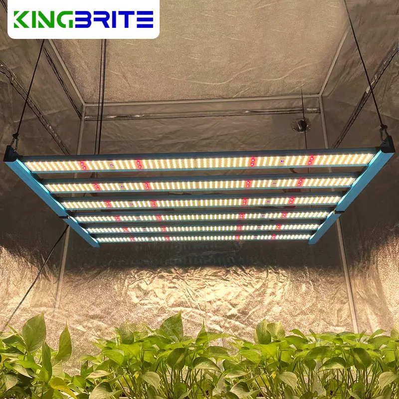 High PPFD 650W KingBrite LED Grow Light Bar LM301H/LM281B+ Pro Full Spectrum King Brite Led Grow Lamp