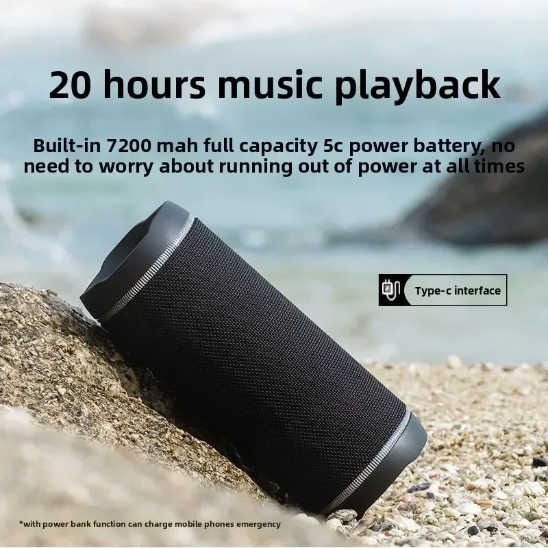 Durable  M8 Bluetooth Speaker Overweight Subwoofer High Volume Home Car Wireless Portable Outdoor with Motorcycle Audio Stand