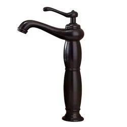 Bathroom Tall Basin Faucet Antique Bronze Brass Mixer Solid Copper Luxury Europe style Tap torneiras para banheiro crane YT-5062