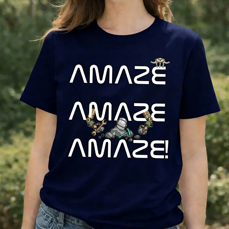 Project Hail Mary Amaze Unisex T-Shirt Sci Fi Novel Fans Casual Cotton Short Sleeve Tee for Men Women Space Daily Wear Gift Top