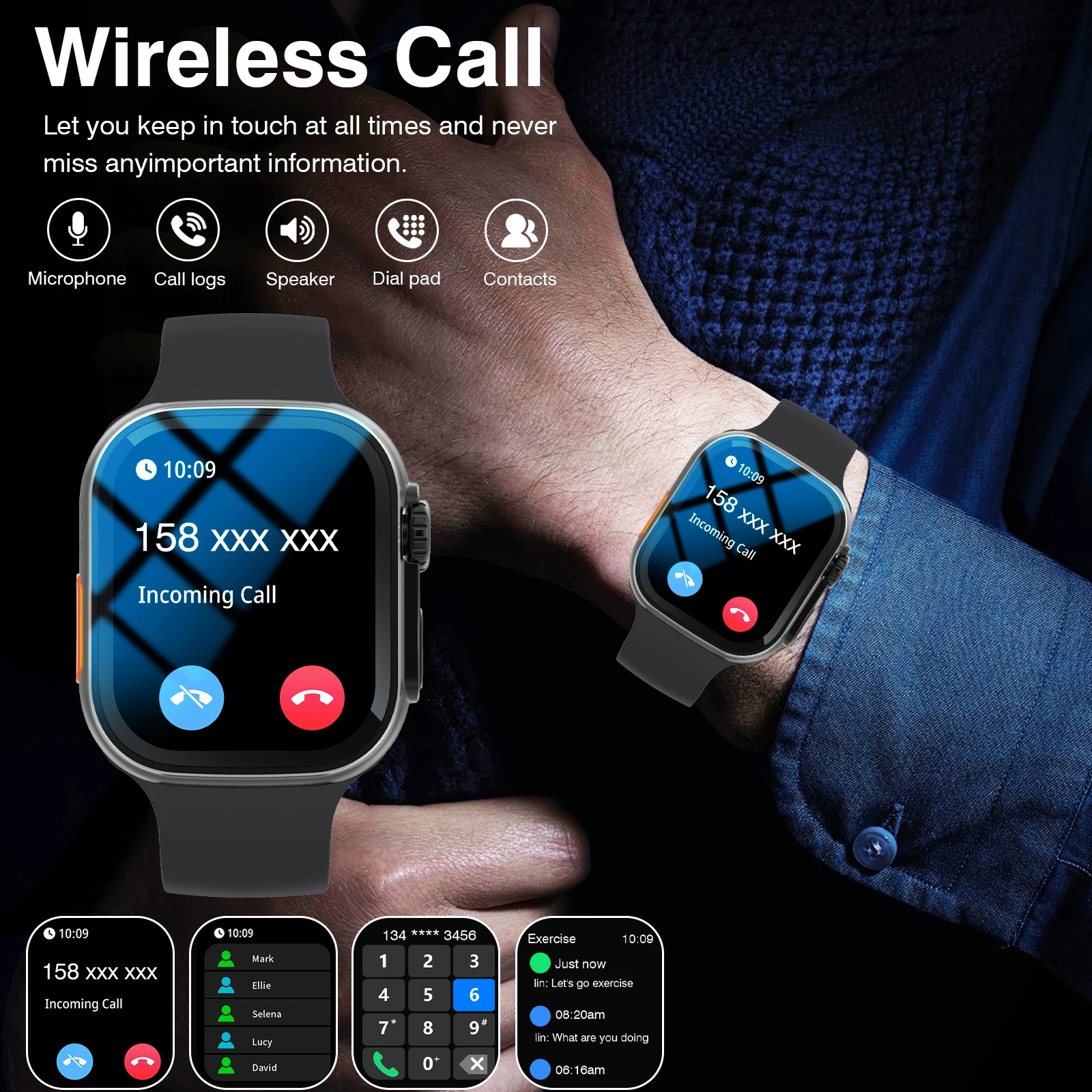 2026년형 새로운 스마트워치, HD 대형 화면, 무선 - Smartwatch Iphone Watch For Men 리뷰 및 가격