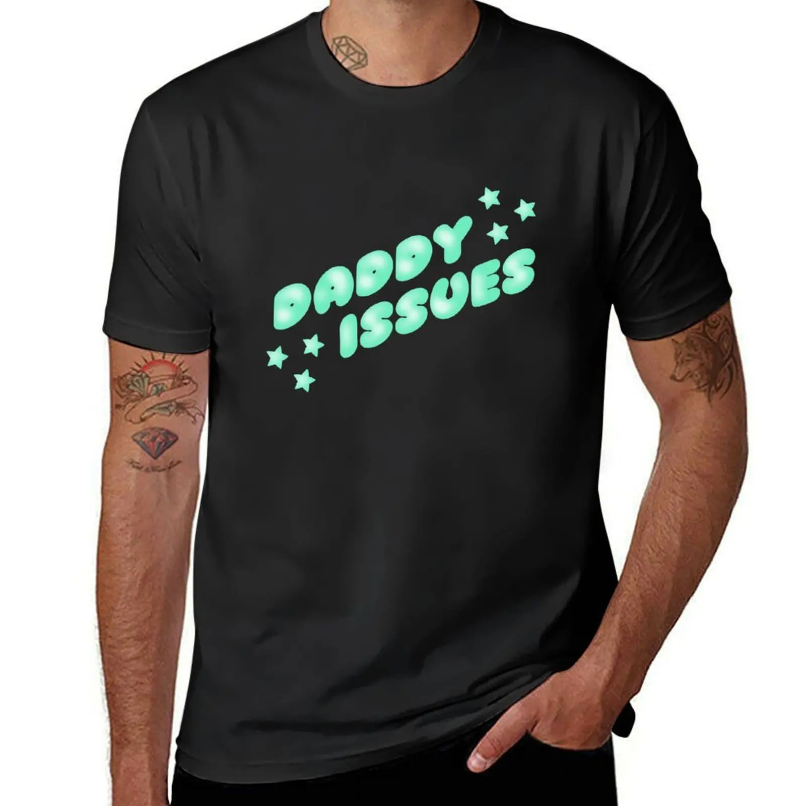 Daddy Issues T-Shirt heavyweights summer tops Aesthetic clothing new edition t shirt men