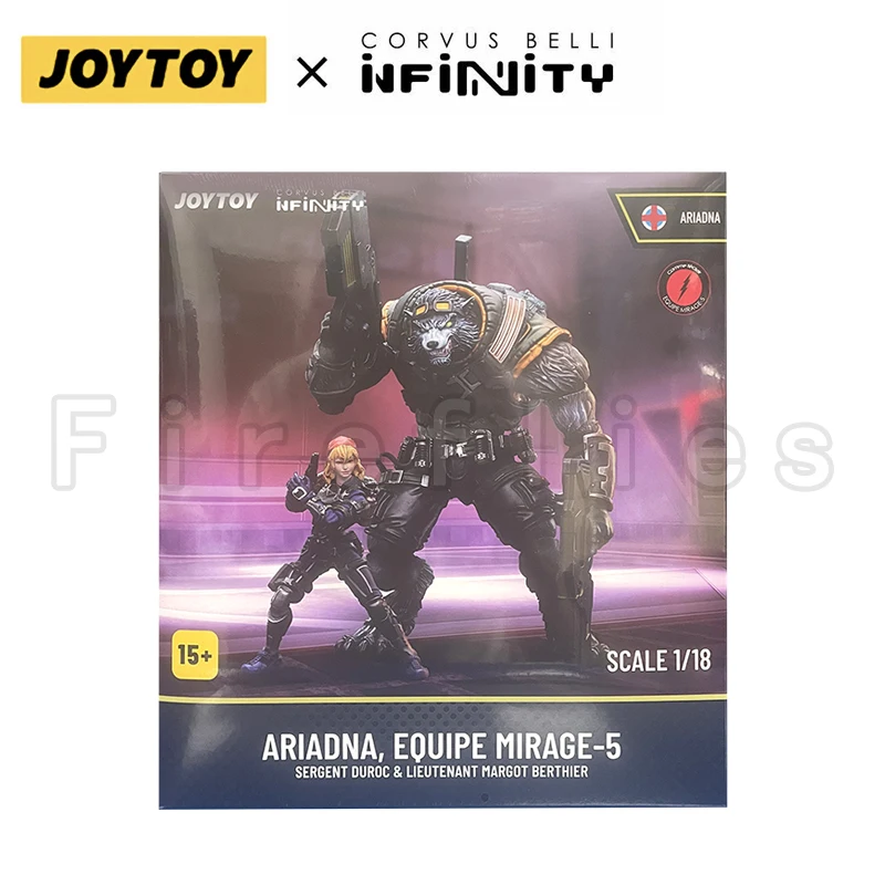 1/18 JOYTOY Action Figure Infinity Ariadna Equipe Mirage-5 Anime Collection Model Toy