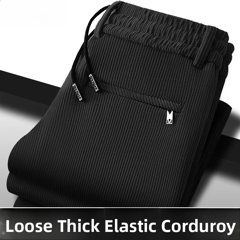 

Женские вельветовые брюки на флисовой подкладке, свободного прямого кроя, спортивные, повседневные, теплые, универсальные, больших размеров, рабочие, длинные, модные