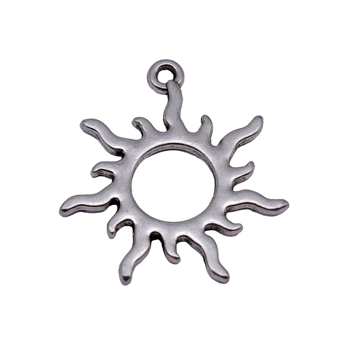 Sun Charm Collection Hollow Curly Ray Pendants For Celestial DIY Bracelet Necklace Jewelry Making Supplies