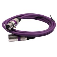 5pcs XLR Cable Male To Female M/F 3Pin OFC Audio Cable Foil+Braided Shielded For Microphone Mixer Amplifier 1m 3m 5m10m 20m 30m