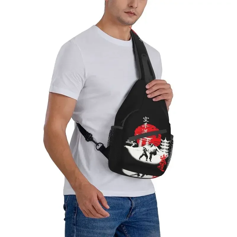 Budo Soul Karate Spirit Sling Chest Bag Custom Martial Arts Shoulder Crossbody