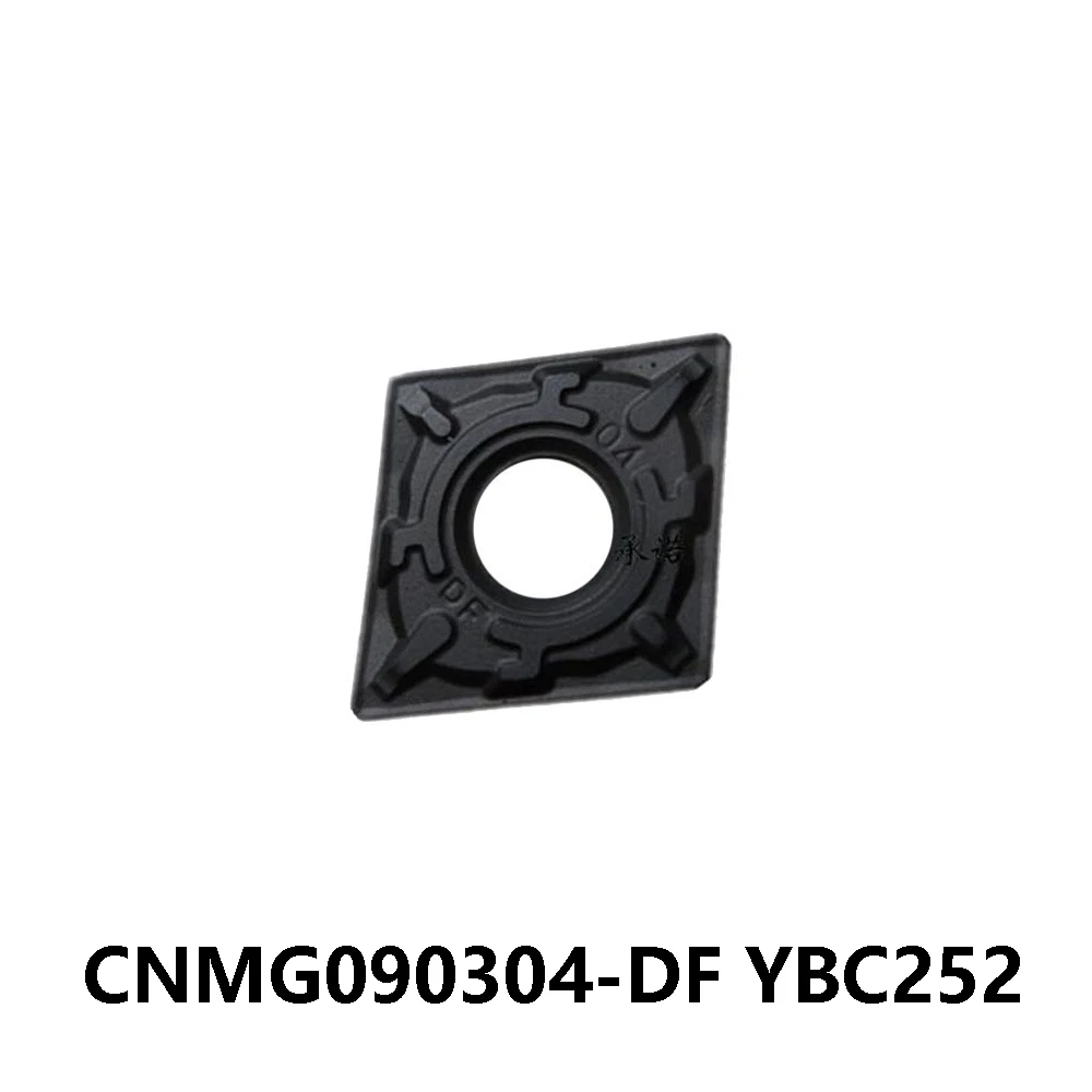 100% original CNMG090304-DF ybc152 ybc252 máquina de corte torno torneamento ferramentas carboneto inserções além 10 pces cnmg090304 df cnmg cnc