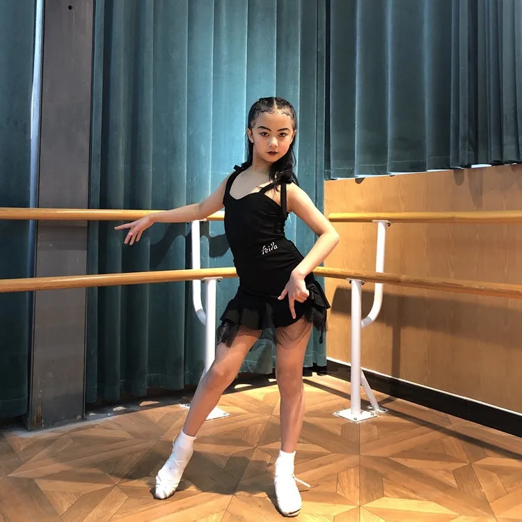 Personalizado feminino adulto meninas traje de dança latina competição prática profissional cinta desempenho vestido conjunto franja vestido