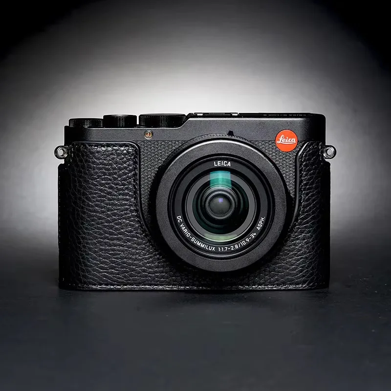 for Leica DLUX8 D-LUX8 High Quality Handmade Genuine Leather Half Case Bag Body BOX Case Camera Accessories